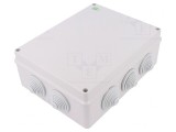Cutie de conexiuni IP55 gri 198x249x81 mm
