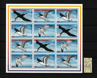 Caraibe, Antigua si Barbuda, 1996 | Păsări din Caraibe | Bloc 12v - MNH | aph foto