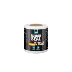 Banda Textila Armare BISON Rubber Seal, 10cm x10 m, Utilizabil Impreuna cu Bison Rubber Seal, pentru a Acoperi Crapaturi Goluri, Material Textil pentr foto