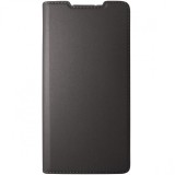 Husa tip carte cu stand Magnet Skin gri inchis pentru Huawei P30