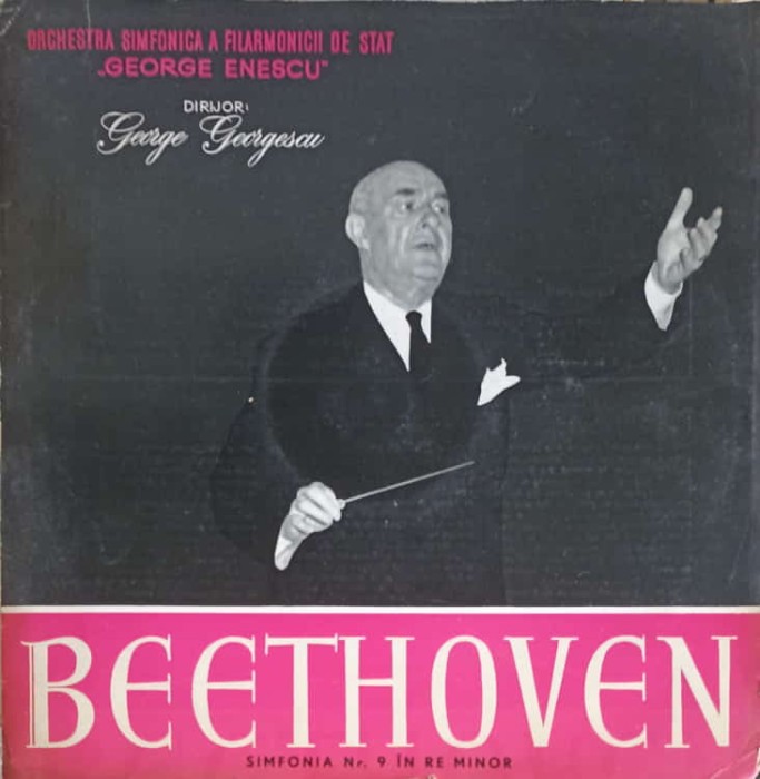 Disc vinil, LP. Simfonia Nr.9 in Re Minor, Op.125-Beethoven, Orchestra Simfonica A Filarmonicii &quot;George Ene-264748