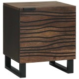 VidaXL Dulap de noapte castan 40 x 33 x 46 cm Lemn masiv de mango