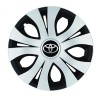 Set 4 Capace Roti Top Gri-Negru R14, Compatibil Cu Toyota, Autohelix MSA