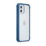Husă Amazon Basics pentru iPhone 12 Mini cu protecție antibacteriană, poliuretan termoplastic și policarbonat, albastru