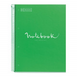 Caiet A4 80 file matematica Emotions Green, MiquelRius