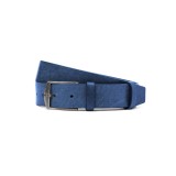 Curea casual albastra din piele CU016