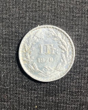Moneda (token) 1 franc 1979 Elveția aluminiu
