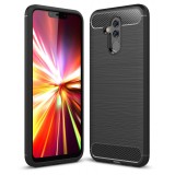 Husa TPU OEM Carbon pentru Huawei Mate 20 Lite, Neagra