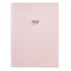 Carnet Notițe, Model Funda Aurie, Culoare Roz, Dimensiune A5, 80 File, Oem