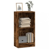 VidaXL Bibliotecă, stejar fumuriu, 40x24x76 cm, lemn prelucrat 857769