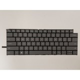 Tastatura Laptop, Dell, Vostro 3425, P166G, P166G002, iluminata, gri deschis, layout US