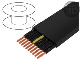 Cablu Electric Flexibil 10G1,5mm2 Cupru Negru