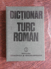 DICTIONAR TURC - ROMAN - AGIEMIN BAUBEC foto