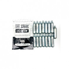 Pachet consumabile airsoft 15 capsule co2 + 1000 bile 6mm ABS grele 0.30g Specna Arms