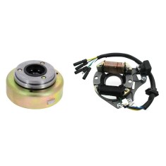 Volanta + Bendix + Magnetou Cross 50cc 70cc 90cc - 2 bobine