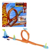 HOT WHEELS STUNT TRACKS PISTA CASCADORII CU BUCLA SI MASINUTA INCLUSA