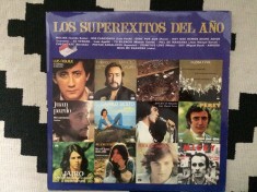 los superexitos del ano 1975 disc vinyl lp muzica latin pop rock Ariola rec. VG+