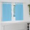 Perdele cu perdele 2 pcs Albastru deschis Poliester