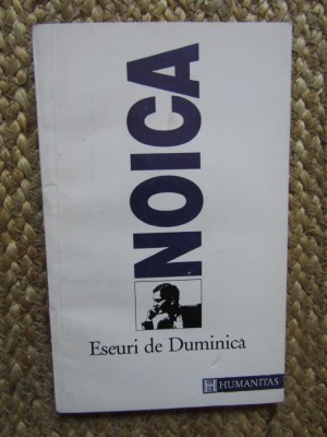 CONSTANTIN NOICA - ESEURI DE DUMINICA foto