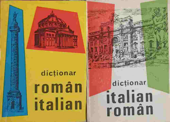 SET 2 DICTIONARE ROMAN-ITALIAN SI ITALIAN-ROMAN-ALEXANDRU BALACI