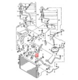 Furtun radiator Vw Transporter T5 2003-2016, diametru 28 mm, cauciuc, superior, RapidAuto 9567PW-1