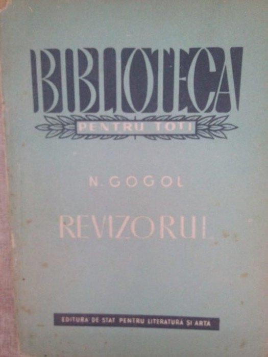 N. Gogol - Revizorul