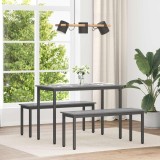 vidaXL Mese de sufragerie METAL 892635