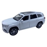 Macheta metal replica Mercedes GLS alb cu lumini si sunet