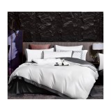 Lenjerie de Pat din Matase cu 6 Piese Pentru Pat Dublu - SUZ105