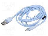 Cablu USB 2.0 VENTION Apple Lightning la USB A nichelat 2m