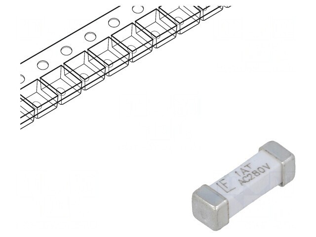 Siguranță &Icirc;nt&acirc;rziere 1A 280V SMD Ceramică