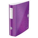 Biblioraft Leitz Active WOW 180&deg;, A4, 75 mm, polyfoam, mov metalizat
