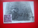 HOPCT MAXIMA NR 1431 SCULPTURA -REVOLTA TARANEASCA 1899 -CLERVAUX LUXEMBURG 1979