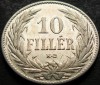Moneda istorica 10 FILLER - AUSTRO-UNGARIA / UNGARIA, anul 1894 *cod 659, Europa