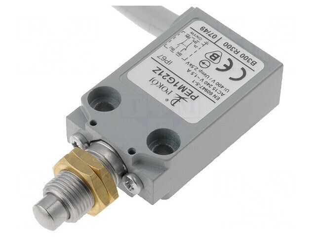 Limitator cursă bolţ &Oslash;8mm NO NC 5A PEM1G21Z