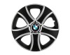 Set 4 capace roti Bis Gri-Negru R16 pentru gama auto BMW, Autohelix MSA