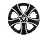 Cumpara ieftin Set 4 capace roti Bis Gri-Negru R15 pentru gama auto BMW, Autohelix MSA