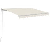 Cumpara ieftin Copertina electrica cu LED si senzor 3,5 x 2,5 m Crem
