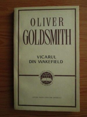 Oliver Goldsmith - Vicarul din Wakefield foto