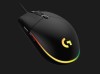 Mouse Gaming Logitech G102, 8000 DPI, RGB, 6 Butoane, USB, Negru