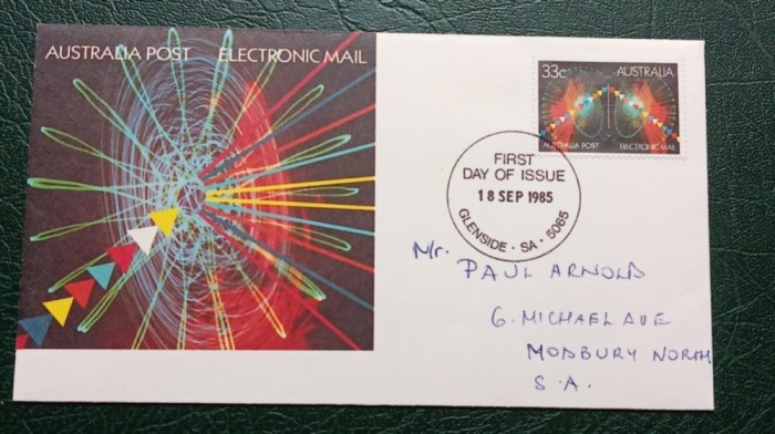 Australia 1985 - E-mail, FDC circulata