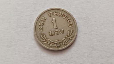 Romania -1 LEU 1924 foto