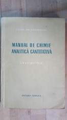 Manual de chimie analitica cantitativa- Const.GH.Macarovici