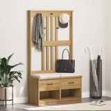 vidaXL Arborele &bdquo;SANDNES&rdquo; 87x40x159,5 cm din lemn masiv de pin 4010491