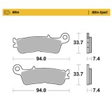 Placute frana fata Yamaha YZF 250 21 -, WRF 450 21 -, YZF 450 20- Nitro Sport