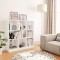 vidaXL Bibliotecă, alb, 97,5x29,5x100 cm, lemn prelucrat 800171