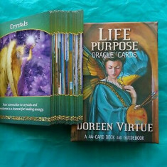 Misiunea vietii tale-LIFE PURPOSE,Carti Oracol,ORIGINAL,lux(aurii)-Doreen Virtue