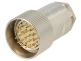 Conector M27 Mufă Tată Lipire pe Cablu 21 PIN 6,5-16mm