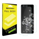 Folie Siliconata Full Cover SAMSUNG Galaxy S20 Ultra Fata + Spate (Self-Repair) Wozinsky