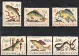 Cehoslovacia 1966 - Pești, pescuit, serie neuzata